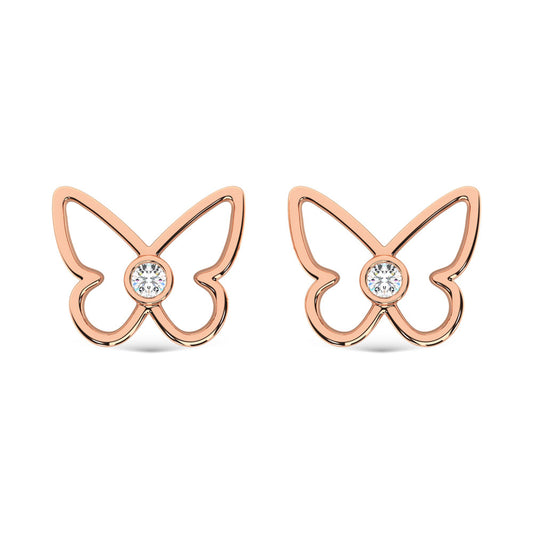 N.J. Diamonds | Lab Grown Diamond Butterfly Earrings | Lab Created Jewelry