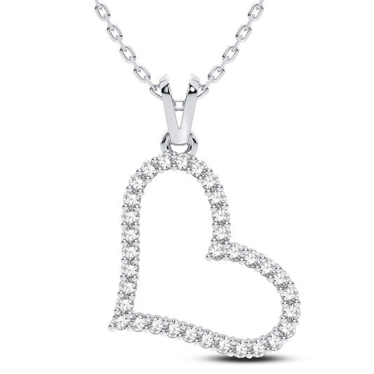 Heart  Diamond Pendant