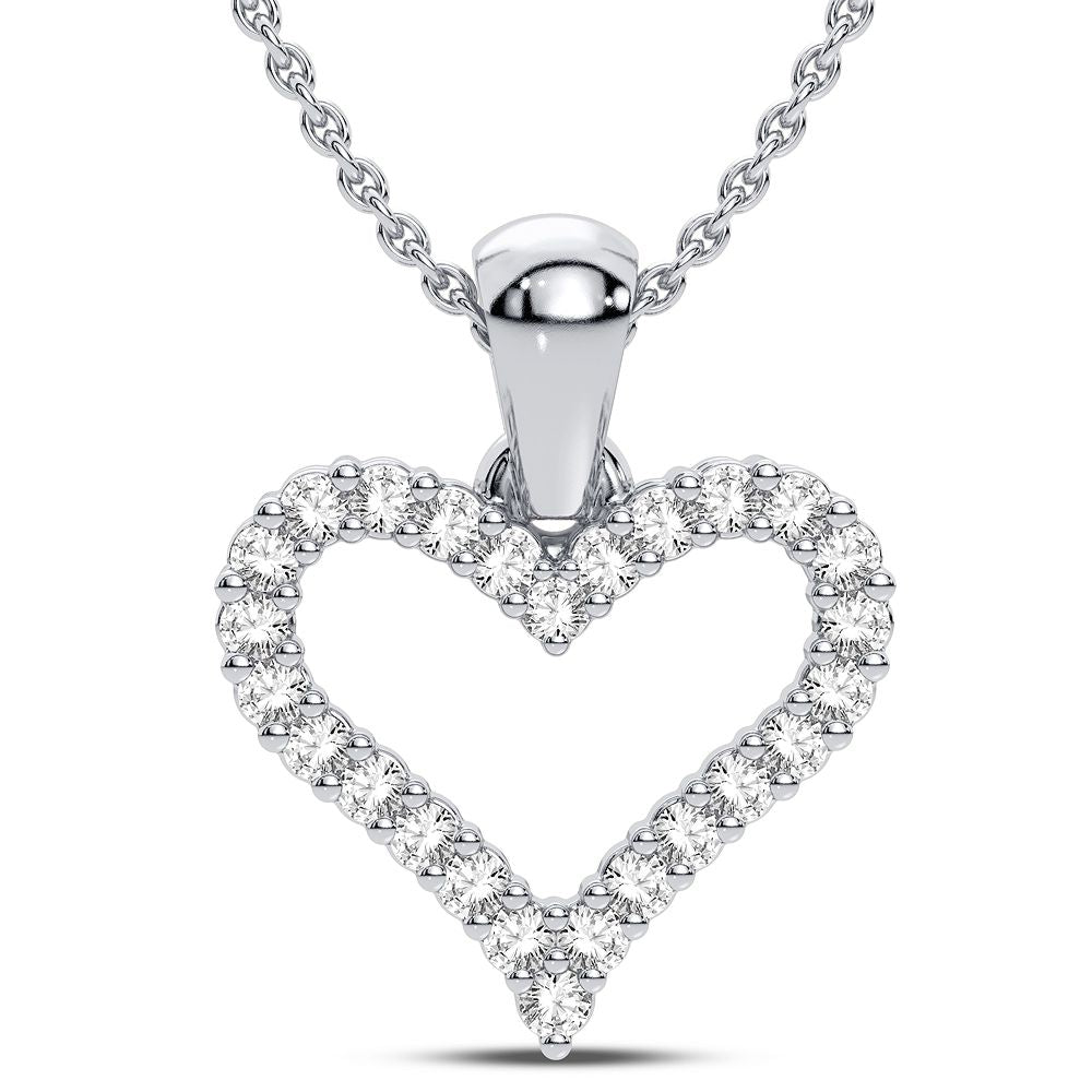 Heart  Diamond Pendant