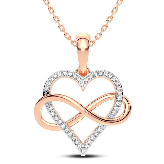 Heart  Diamond Pendant