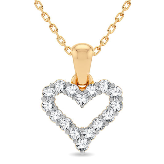 Heart  Diamond Pendant