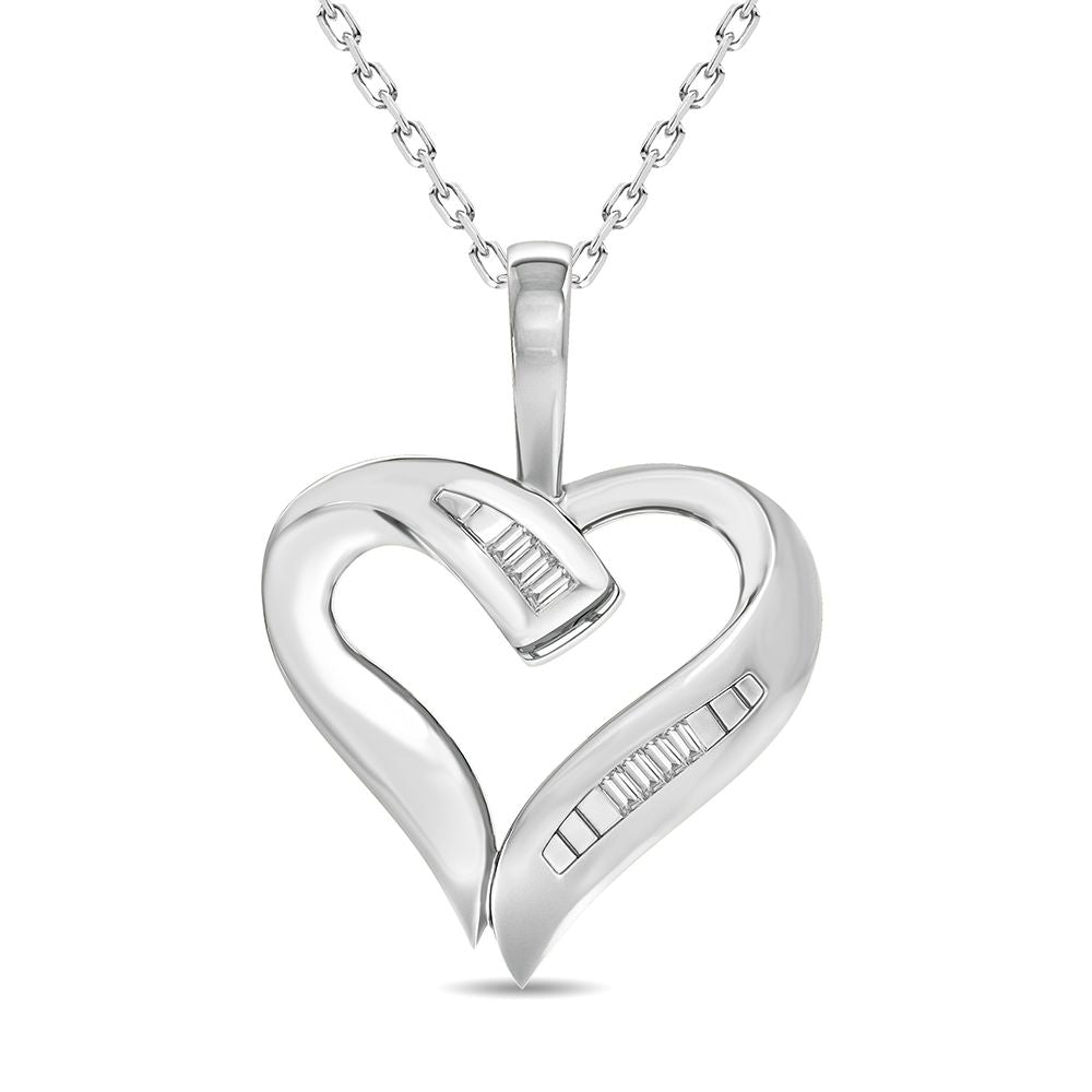 Heart  Diamond Pendant