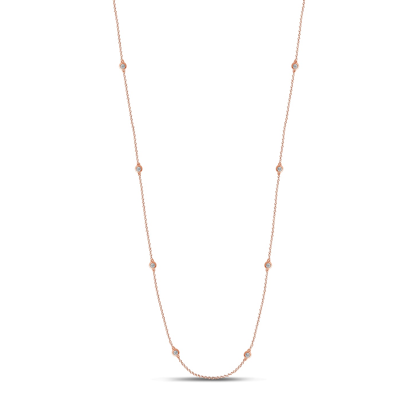 14K 0.72CT Diamond CHAIN