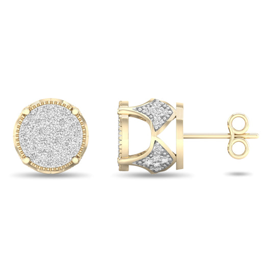 10K 0.33CT Natural Diamond Earring