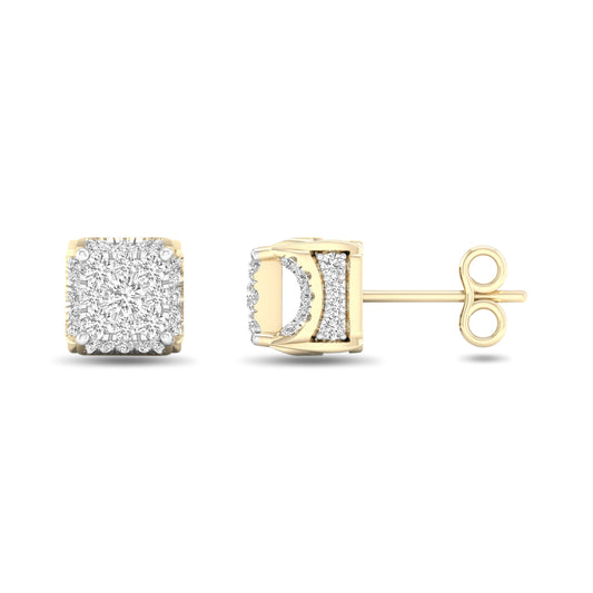 10K 0.50CT Natural Diamond Earring