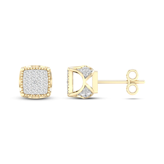 10K 0.15CT Natural Diamond Earring