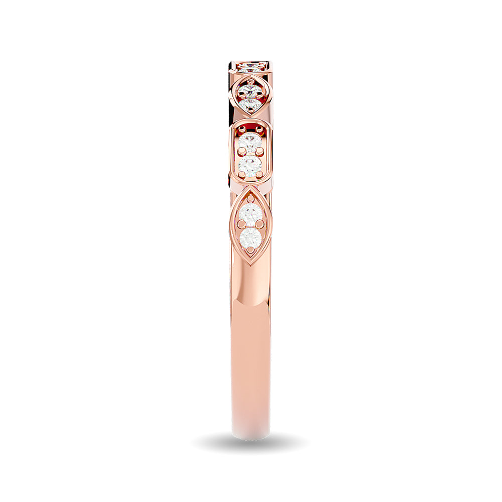 Diamond 1/8 ct tw Stackable Ring in 14K Rose Gold