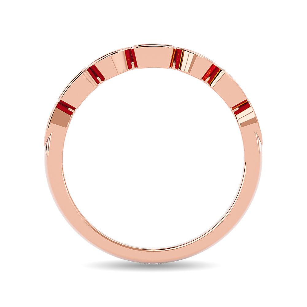 Diamond 1/8 ct tw Stackable Ring in 14K Rose Gold