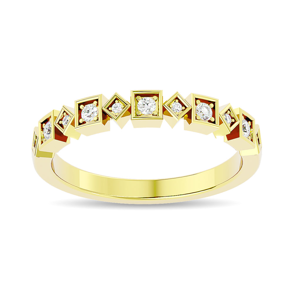 Diamond 1/8 ct tw Stackable Ring in 14K Yellow Gold