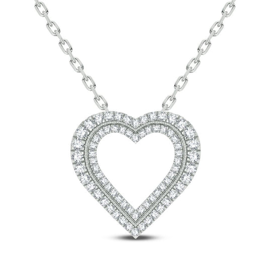 Heart  Diamond Pendant