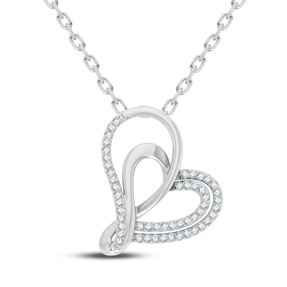 Heart  Diamond Pendant