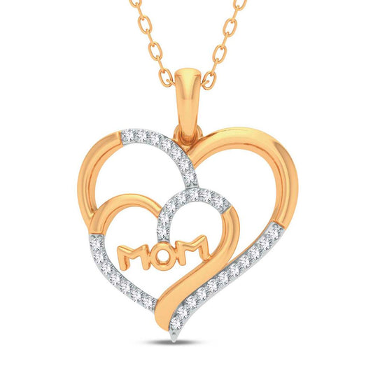 Heart  Diamond Pendant