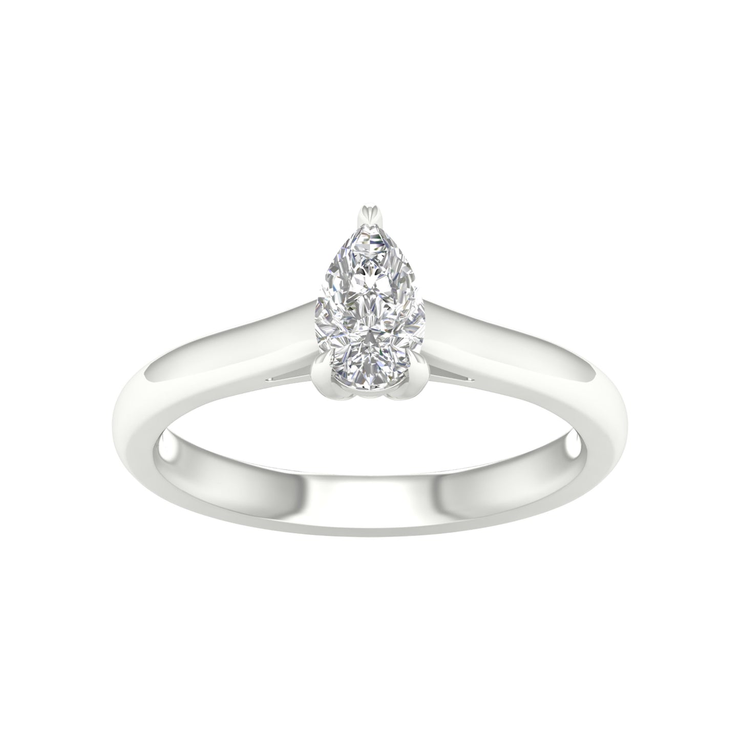 14K 0.50CT Certified Lab Grown Diamond Ring ( IGI Certified )