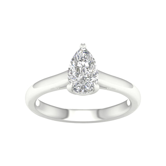 14K 1.00CT Lab Grown Engagement Ring ( IGI Certified )