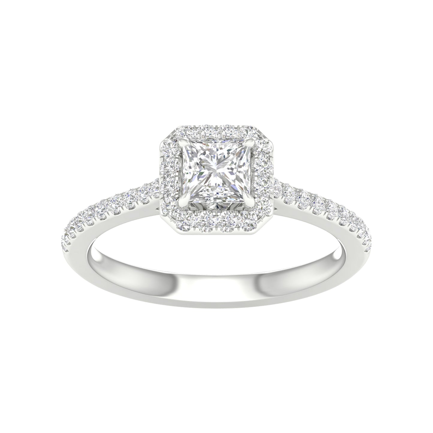 14k 1.00CT Certified Lab Grown Diamond Ring ( IGI Certified )