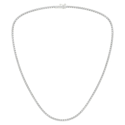 14K 7.00CT Certified Lab Grown Diamond Necklace ( IGI Certified )