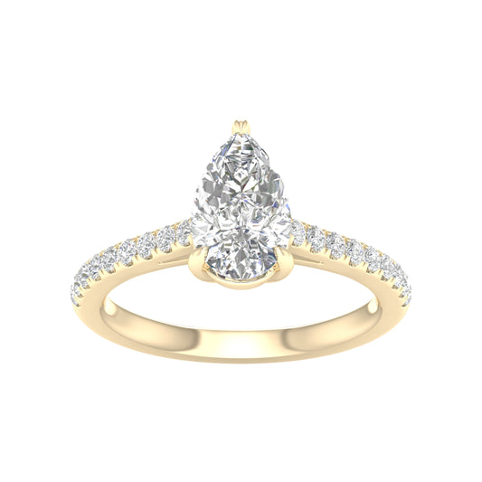 Lab Grown Diamond Engagement Ring ( IGI Certified )