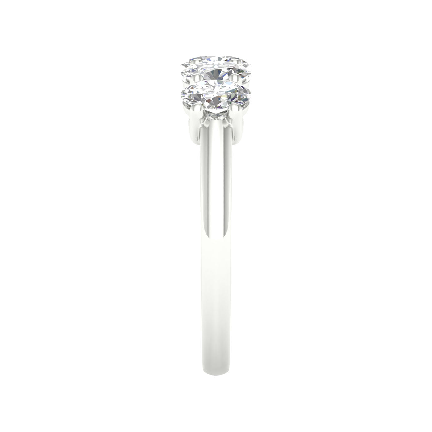 14K 1.00CT Certified Lab Grown Diamond Band