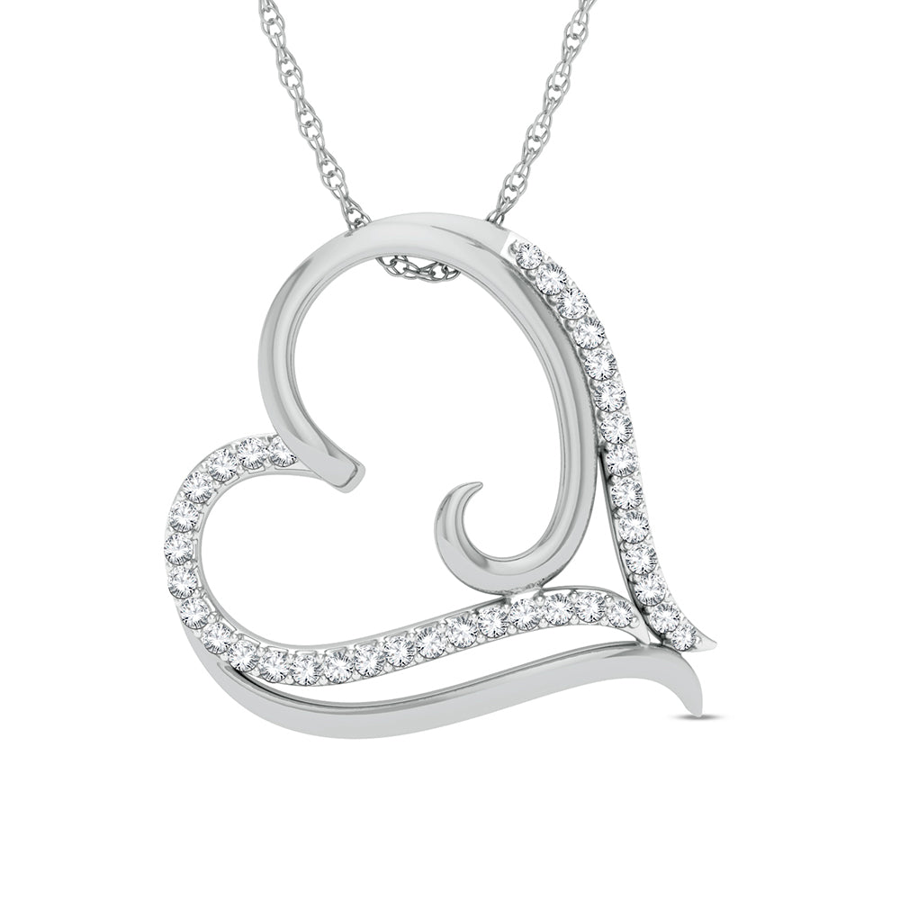 Heart  Diamond Pendant