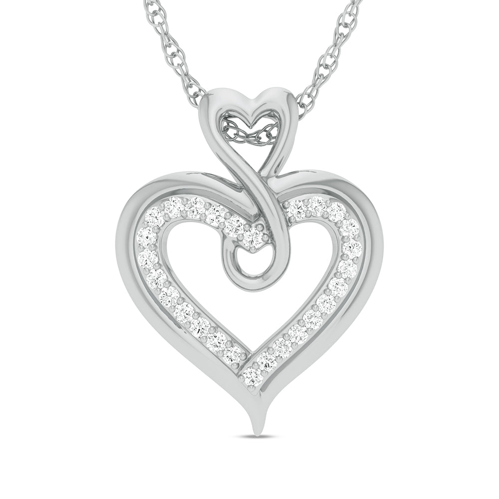 Heart  Diamond Pendant