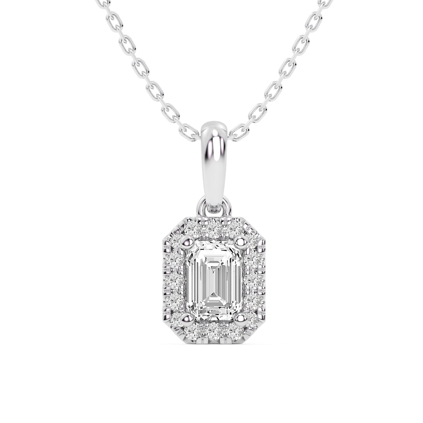 14K 0.62ct Lab Grown Pendant