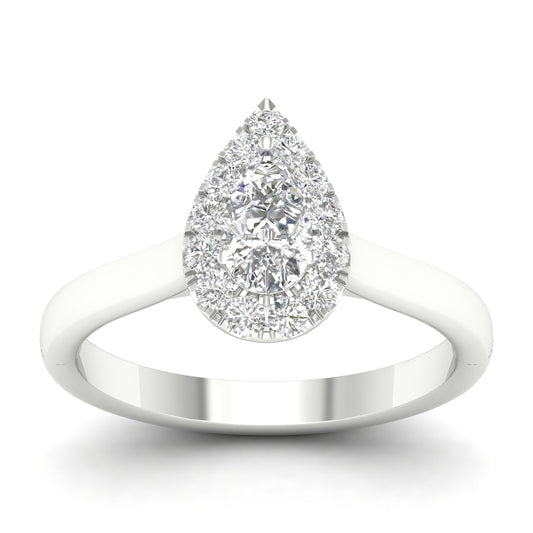 14K 0.75CT  Lab Grown Diamond Engagement Ring