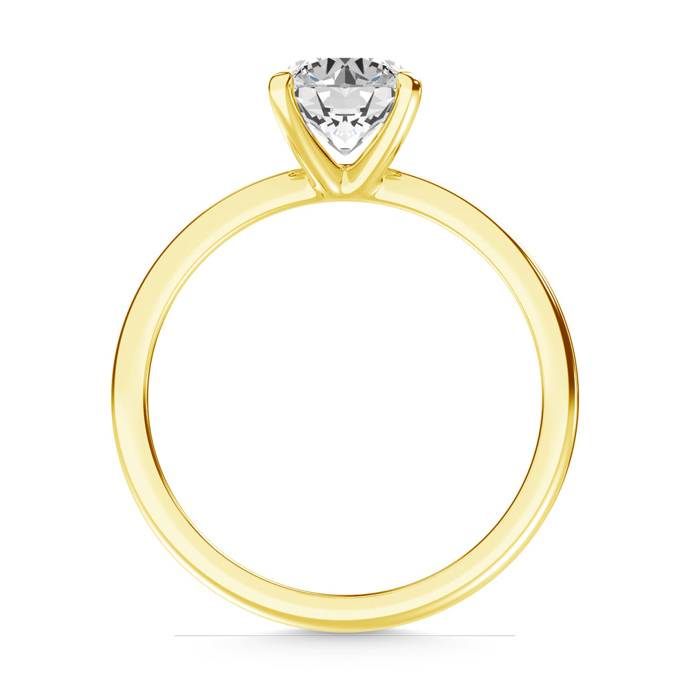 14K Yellow Gold Lab Grown Diamond 3 Ct.Tw. Solitaire Ring