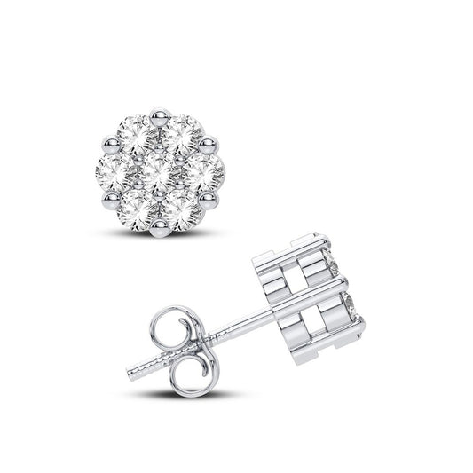 14K 0.25CT Natural Diamond Earring