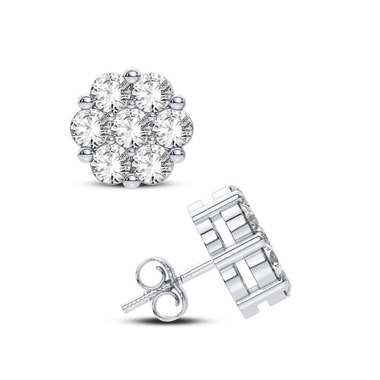 14K 1.50CT Natural Diamond Earring