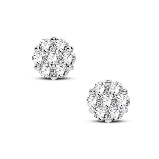 14K 0.25CT Natural Diamond Earring