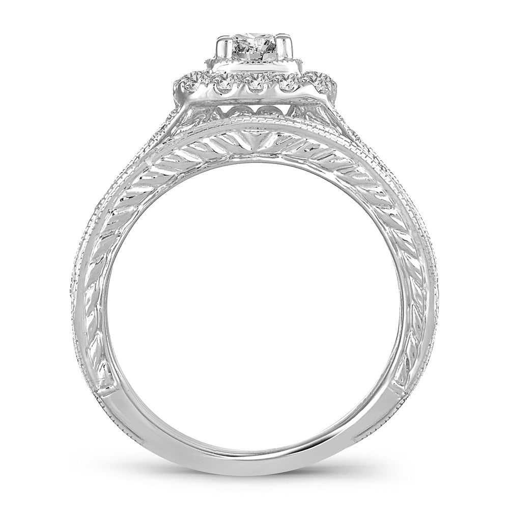 14K 1.50CT DIAMOND BRIDAL RING