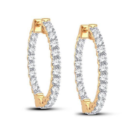 14K 2.00CT Natural Diamond Earring