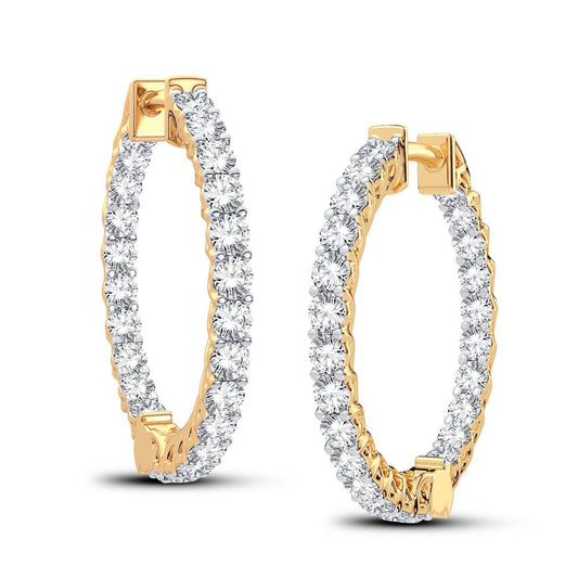 14K 2.00CT Natural Diamond Earring