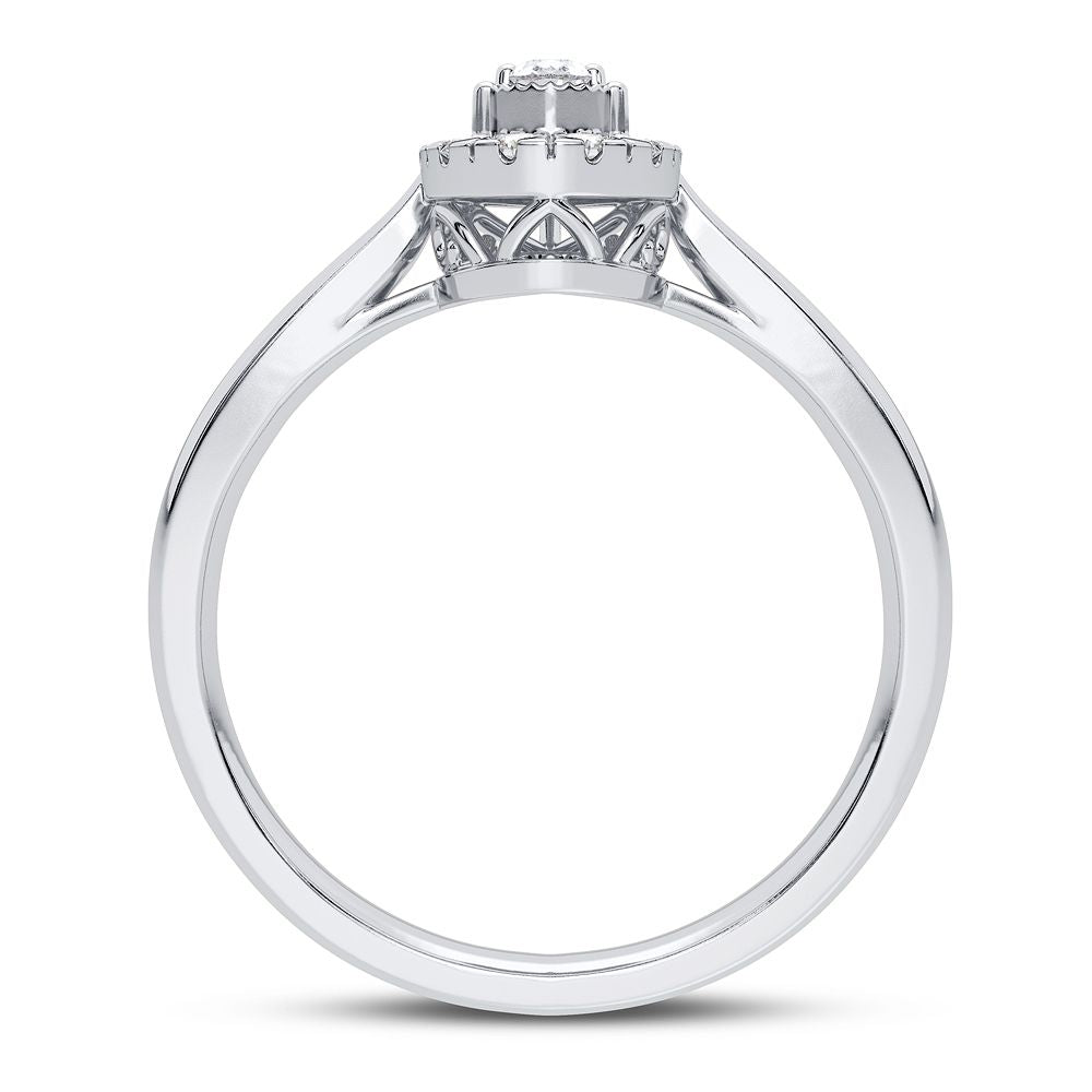 14K 0.25CT Diamond Ring