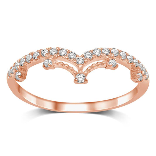 N.J. Diamonds | Rose Gold Diamond Stackable Bands | Bands