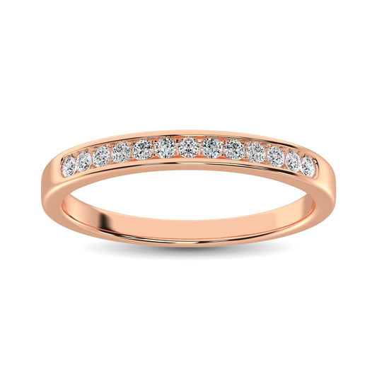 N.J. Diamonds | Rose Gold Diamond Stackable Bands | Bands