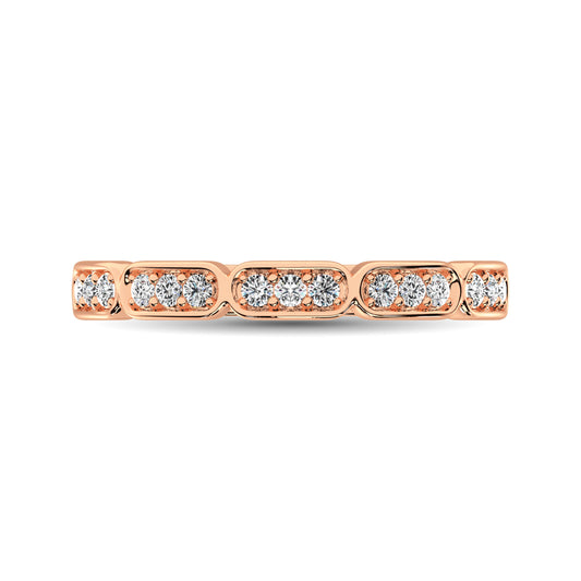 N.J. Diamonds | Rose Gold Diamond Stackable Bands | Bands