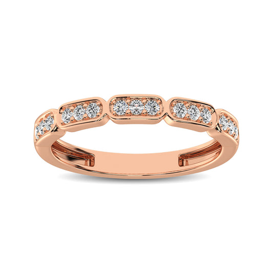 N.J. Diamonds | Rose Gold Diamond Stackable Bands | Bands