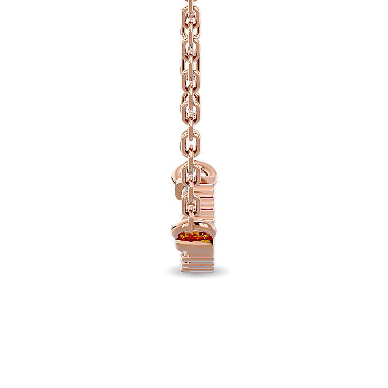 Diamond 1/6 ct tw Fashion Necklace  in 10K Rose Gold