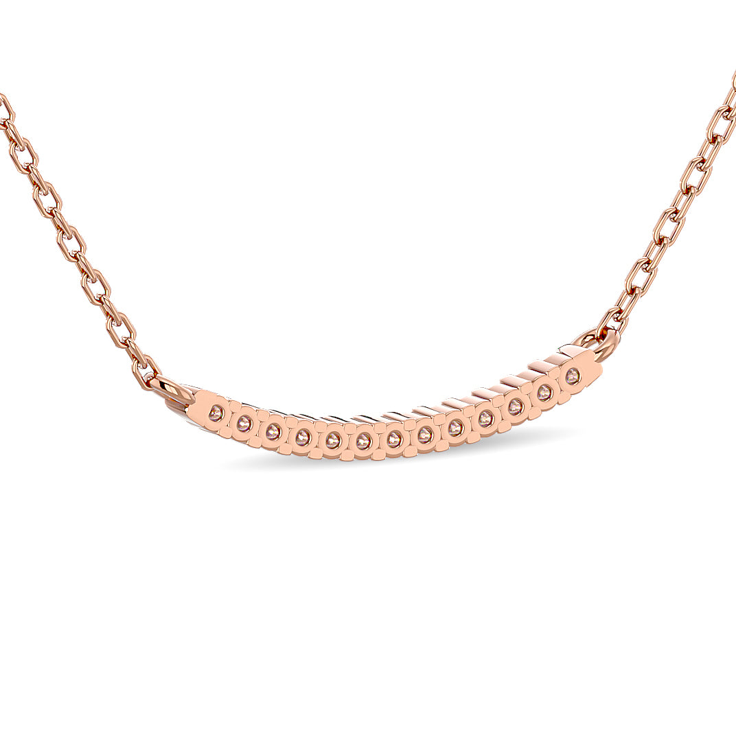 Diamond 1/6 ct tw Fashion Necklace  in 10K Rose Gold