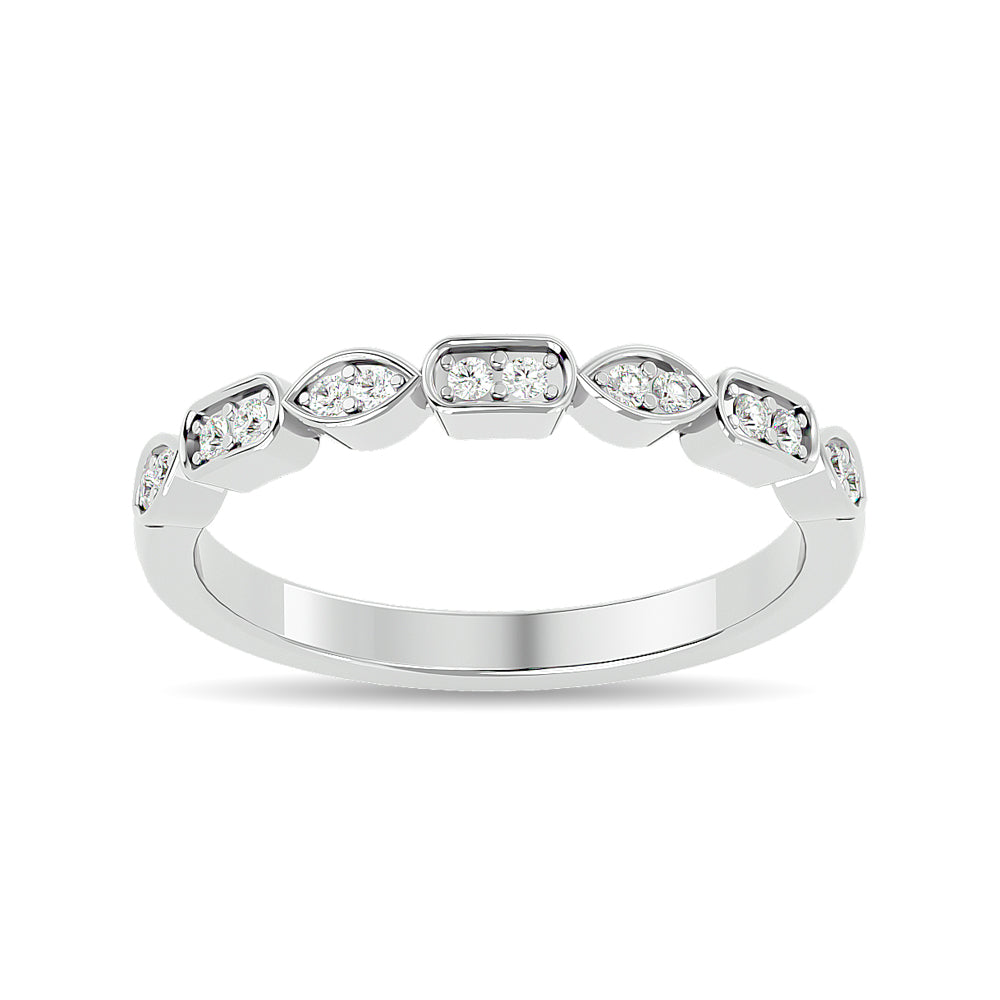 Diamond 1/8 ct tw Stackable Ring in 14K White Gold