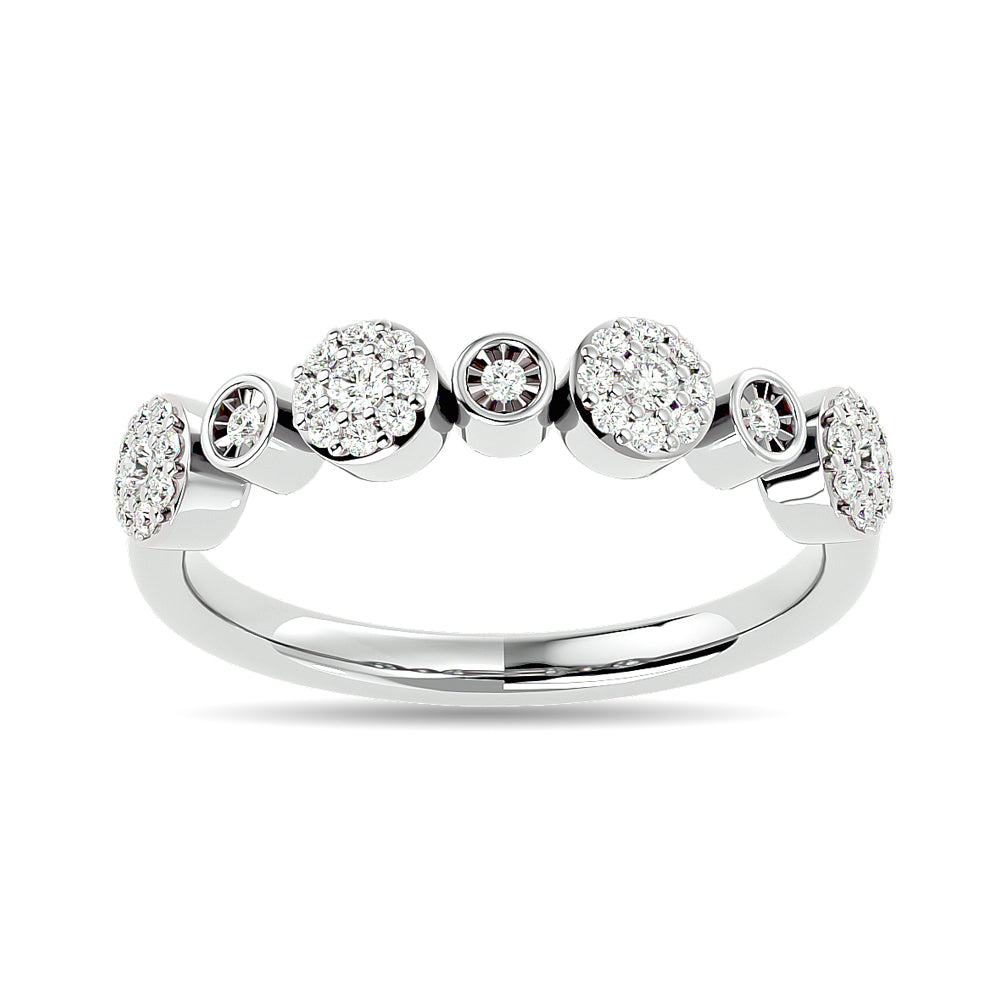 Diamond 1/6 ct tw Stackable Ring in 14K White Gold