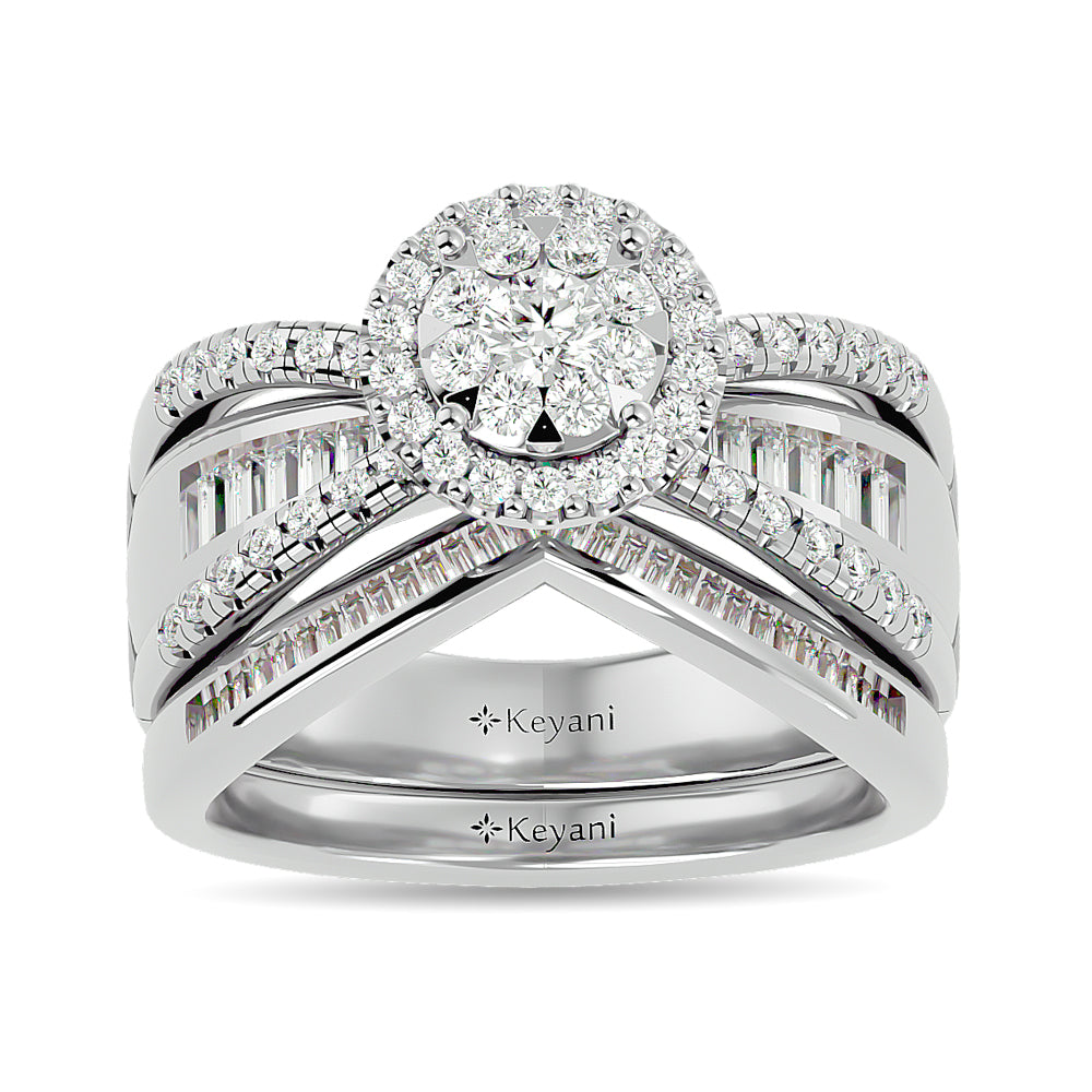 Diamond 1 ct tw Engagement Ring in 14K White Gold