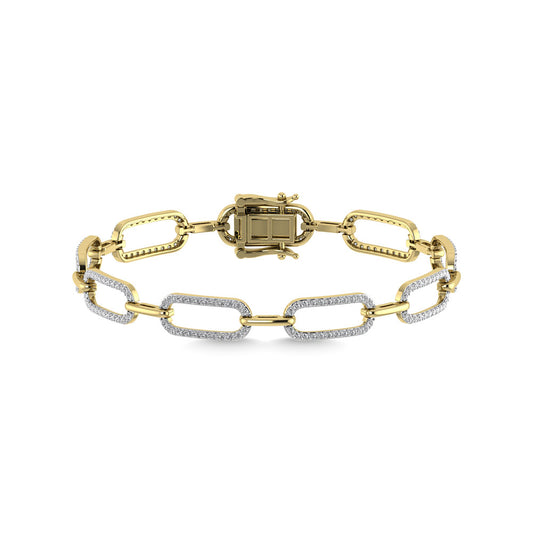 Diamond 1 1/2 Ct.Tw. Fashion Bracelets in 14K Yellow Gold