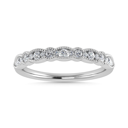 Diamond 1/4 Ct.Tw. Stackable Band in 14K White Gold