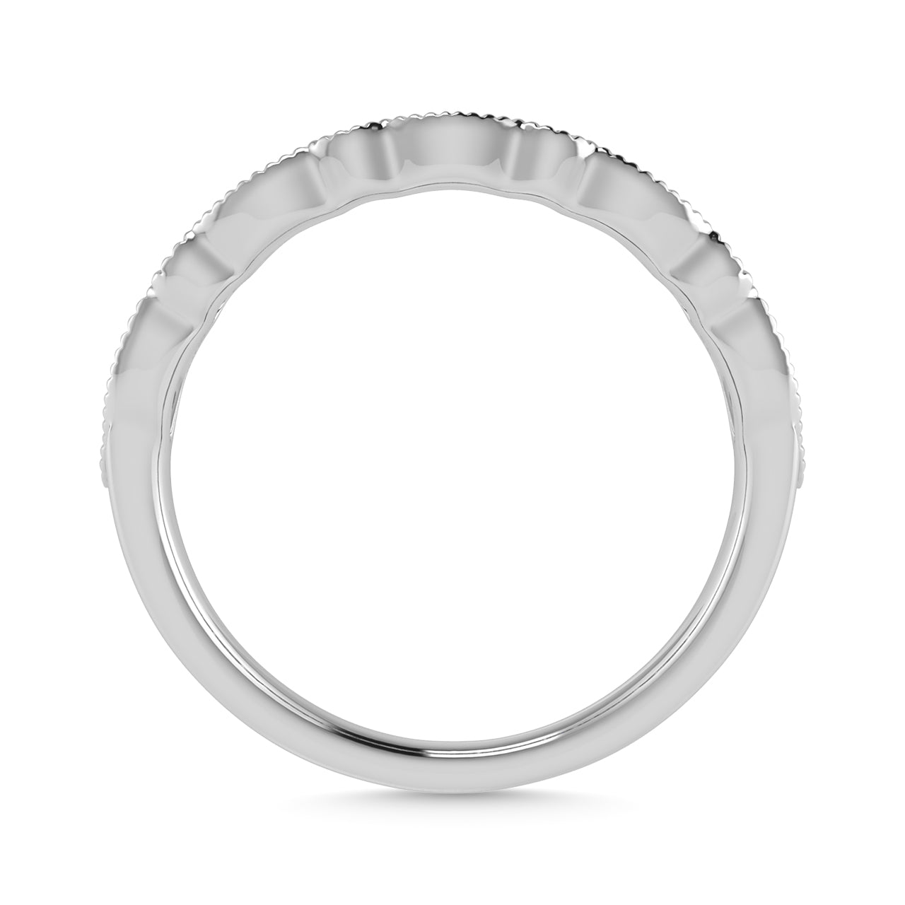 Diamond 1/4 Ct.Tw. Stackable Band in 14K White Gold