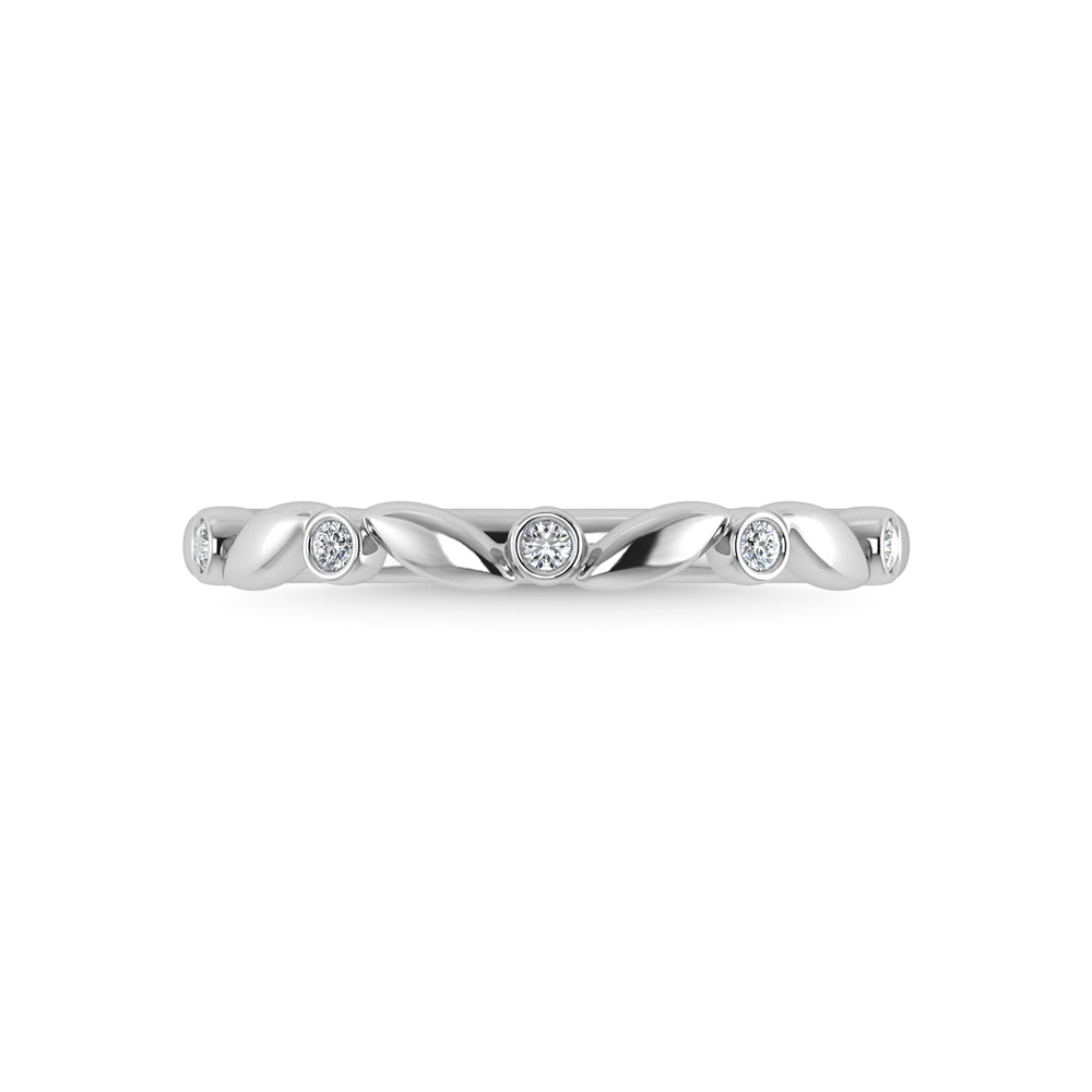 N.J. Diamonds Stackable Diamond Band