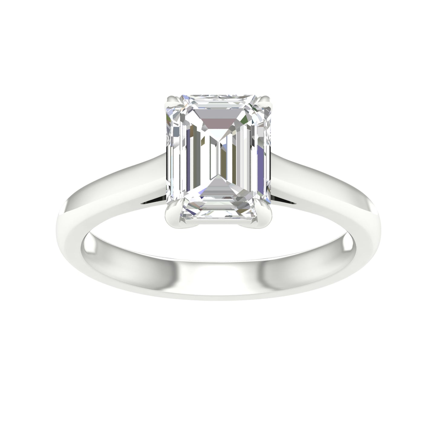 14K 2.00CT Certified Lab Grown Diamond Ring ( IGI Certified )