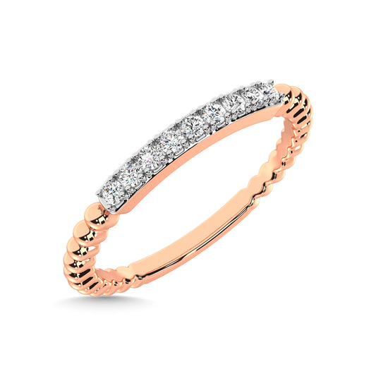 N.J. Diamonds | Rose Gold Diamond Stackable Bands | Bands