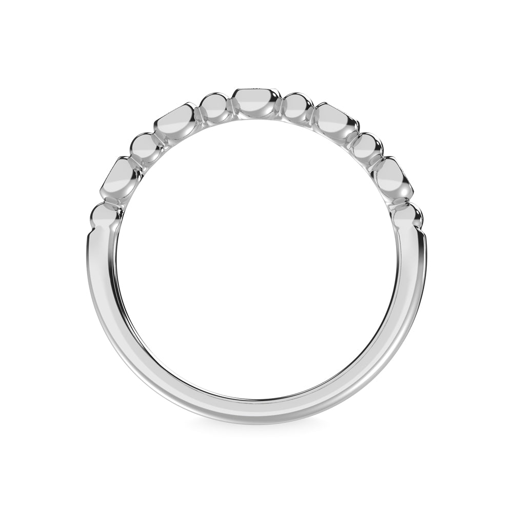 14K White Gold Diamond 1/6 Ct.Tw. Stackable Band